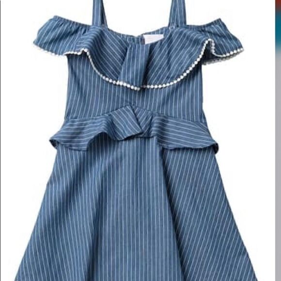 NEW BCBGirls Ruffle Dress Girls size 14/16 - Picture 2 of 6